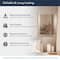 Head West Brushed Nickel Framed Accent Vanity Mirror